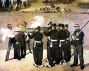 Edouard Manet : Execution of Emperor Maximilian of Mexico
